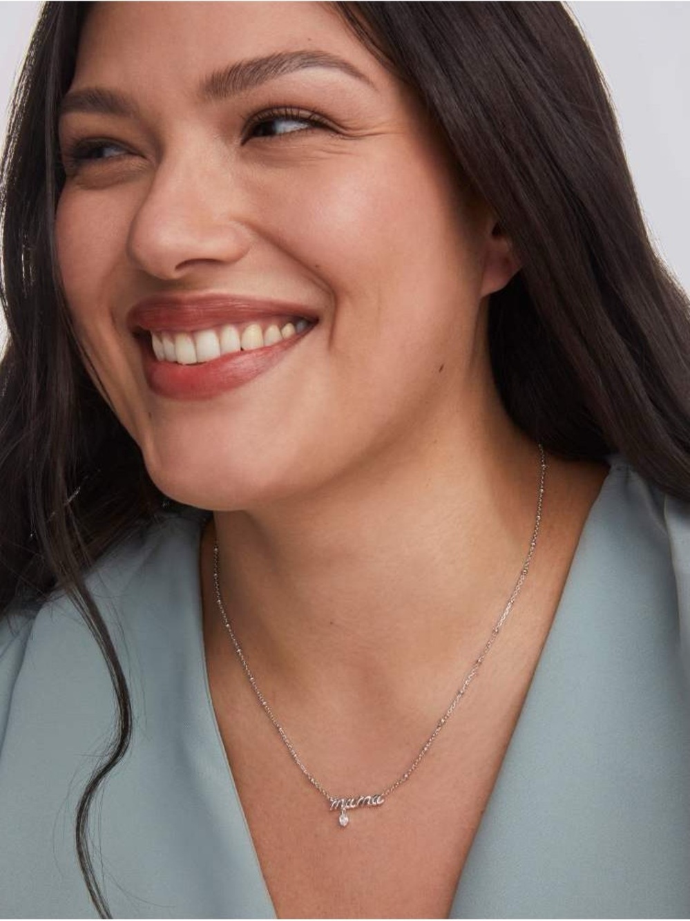 NWT Kendra Scott Gift set of Mama necklace and Cailin earrings in Silver - Picture 6 of 7